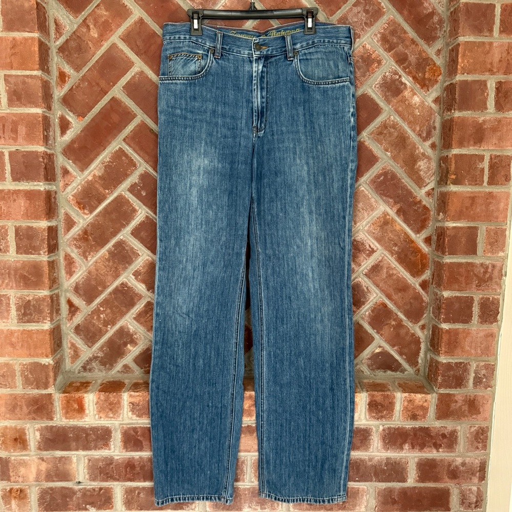 Tommy‎ Bahama Classic Blue Jeans Men’s Size  35x34 Cotton Tencel Denim Soft